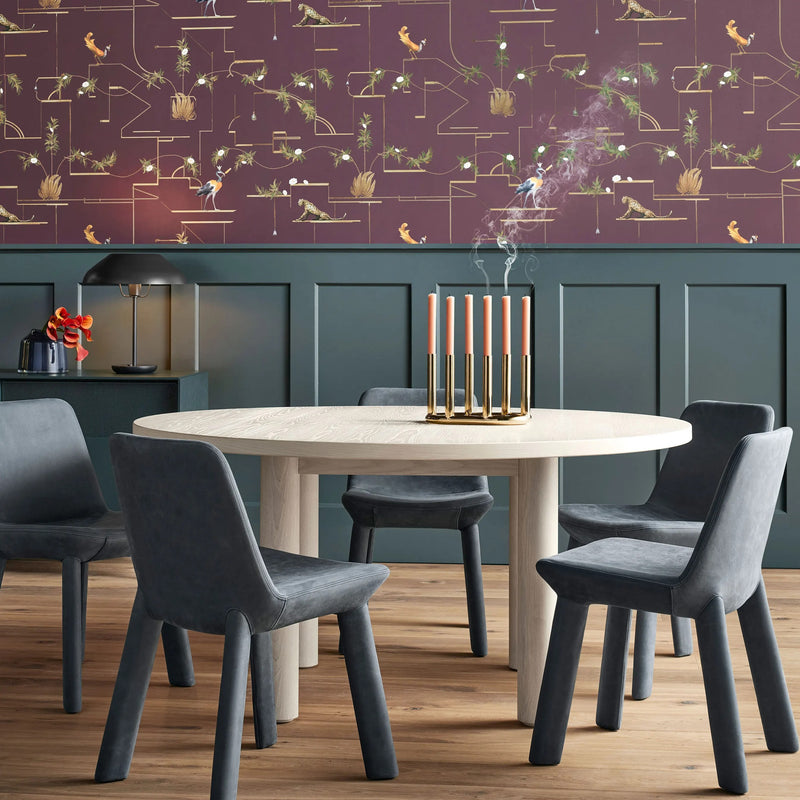 Rad Large Candelabra en Brass