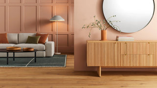 Esker Large Sofa in Breezy Blue Velvet - Angle 3