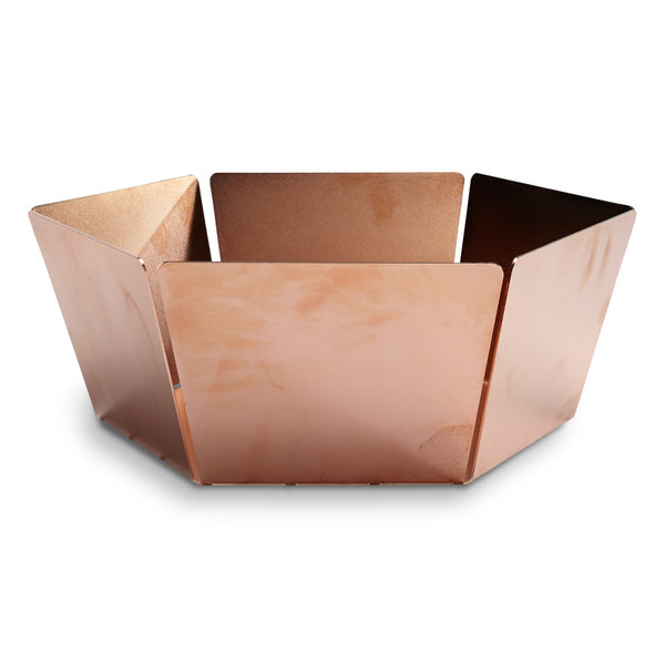 2D:3D Medium Bowl in Copper - Angle 1
