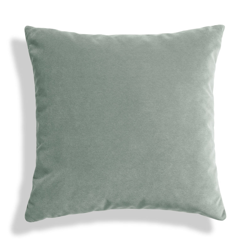 Signal 20" Square Pillow in Breezy Blue Velvet