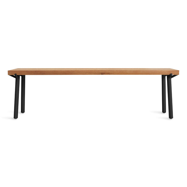 Branch Bench in Oak / Black - Angle 1
