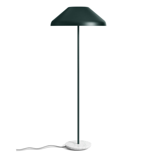 Beau Floor Lamp in Navy Green - Angle 1