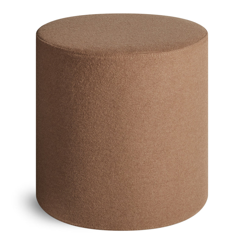 Bumper Small Ottoman in Vesper Tobacco