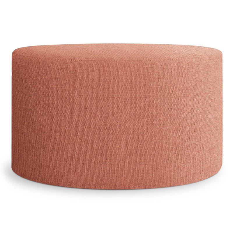 Bumper Large Outdoor Ottoman in Toohey Tomato