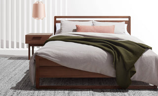 Woodrow Bed en Walnut - ángulo 11