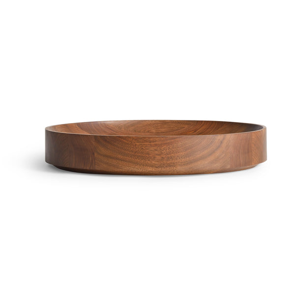 Cusp Medium Bowl in Walnut - Angle 1