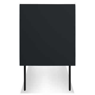 Clad 3 Door Credenza in Walnut / Oblivion - Angle 5