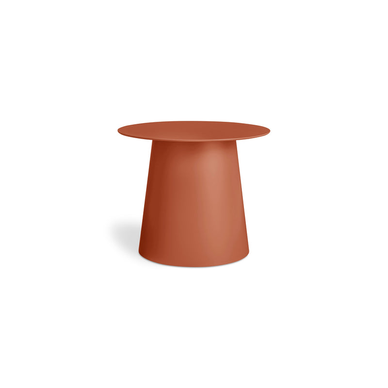 Circula Low Cocktail Table in Tomato