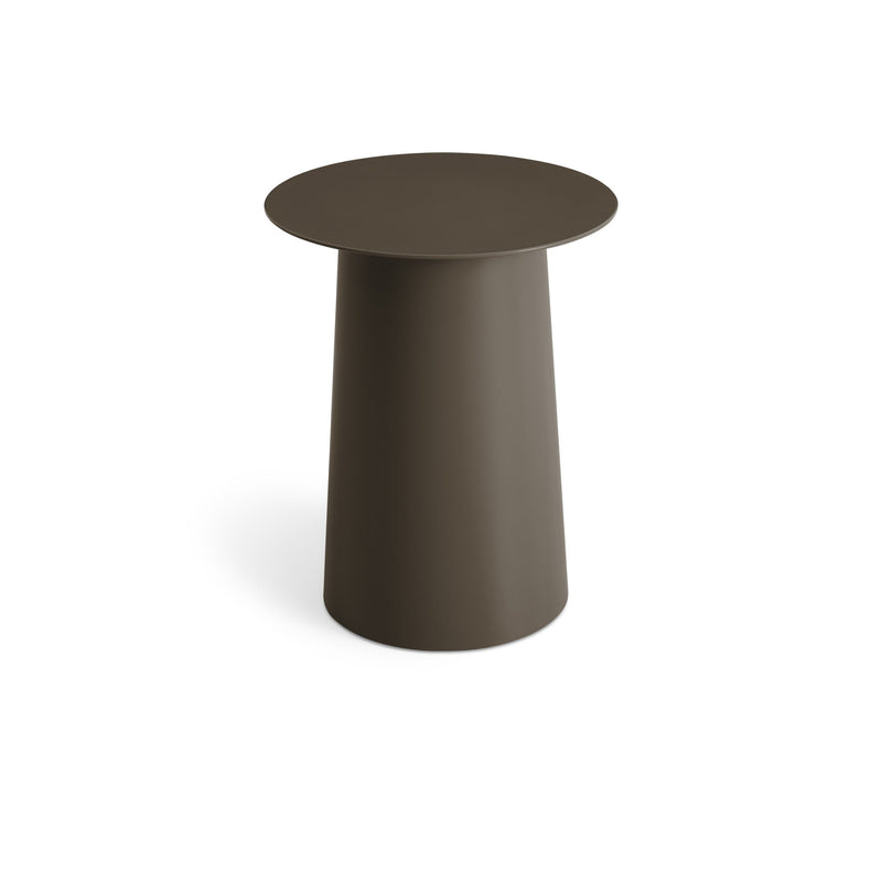 Circula Tall Side Table in Dark Olive