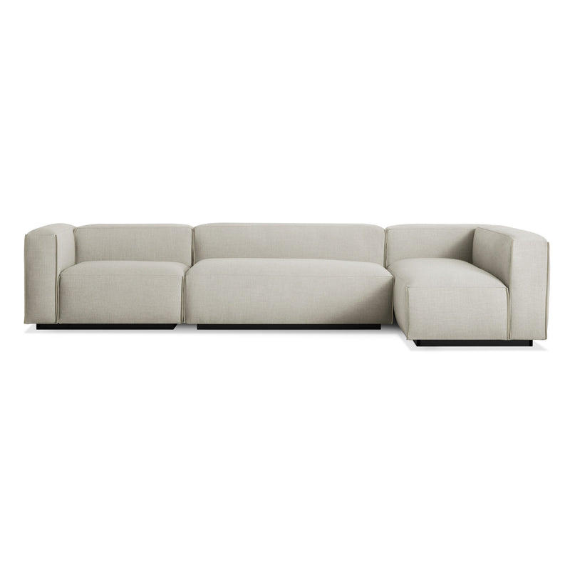Cleon Medium+ Sectional Sofa in Maharam Mode in Clavicle