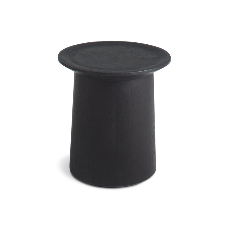 Coco Low Side Table in Black-Stained Acacia