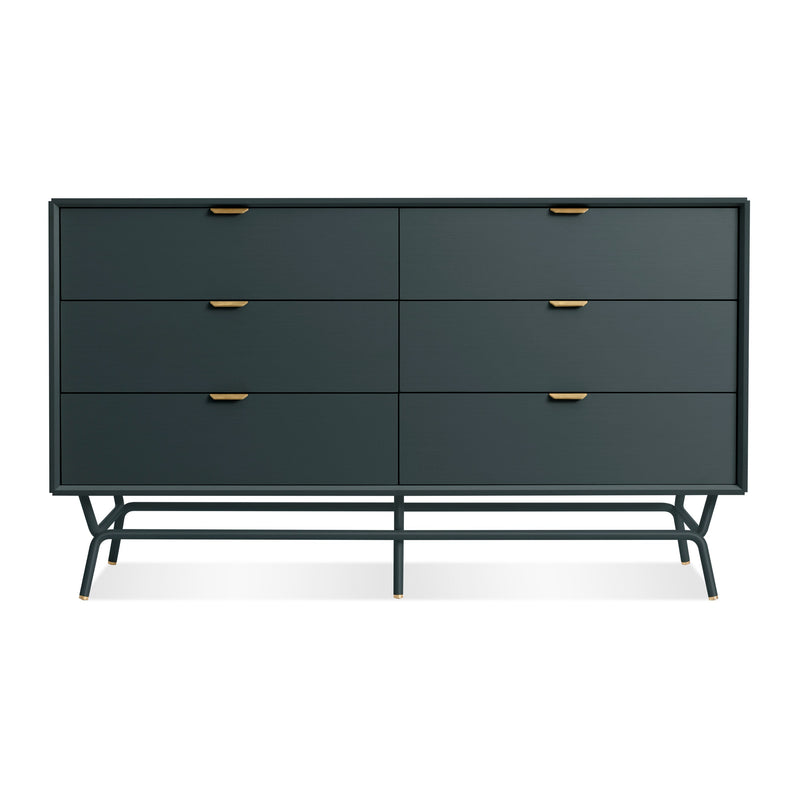 Dang 6 Drawer Dresser in Navy Green