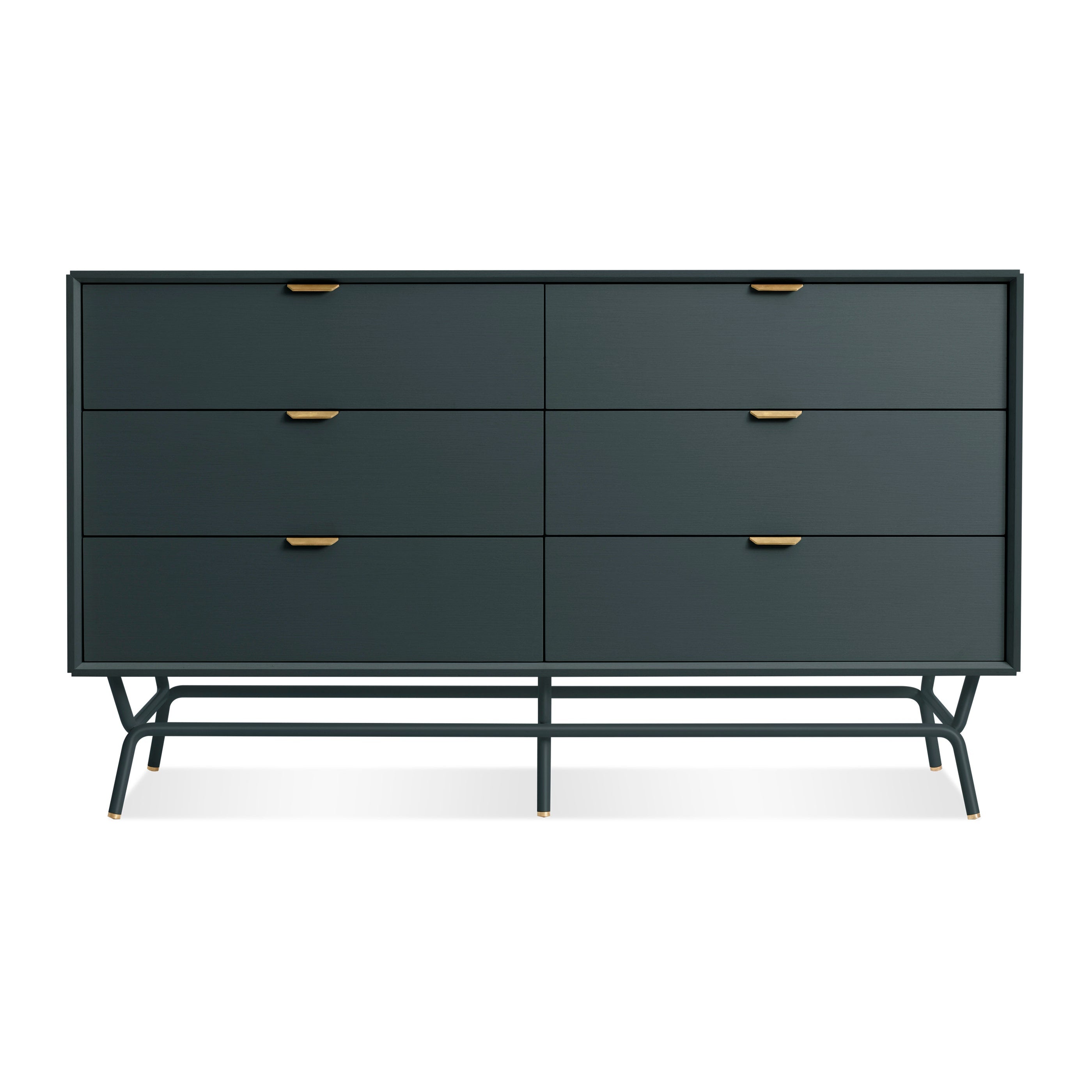 Dang 6 Drawer Dresser - OLD in Navy Green Dang 6 Drawer Dresser - OLD in Navy Green