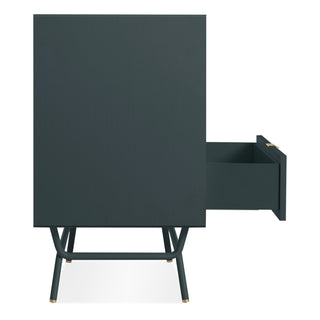 Dang 6 Drawer Dresser in Navy Green - Angle 6