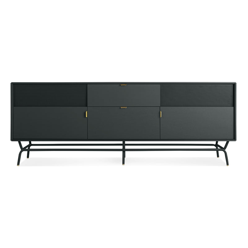 Dang 2 Door / 2 Drawer Console in Navy Green