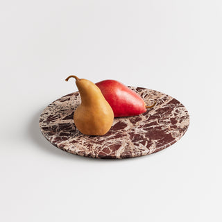 Delicious Small Marble Tray in Cherry Marble - Angle 2