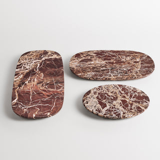 Delicious Small Marble Tray in Cherry Marble - Angle 3