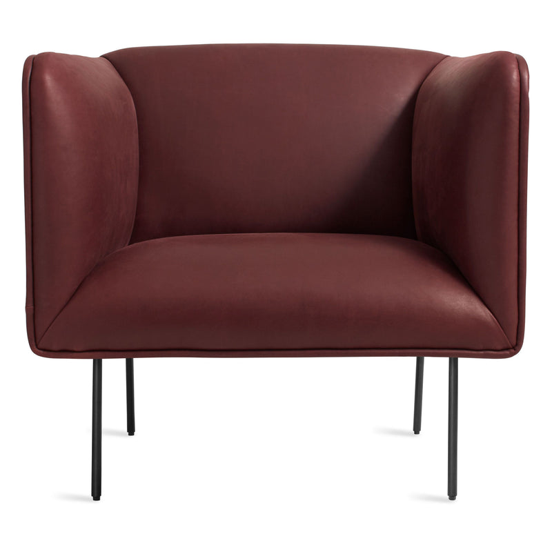 Dandy Lounge Chair in Oxblood Leather