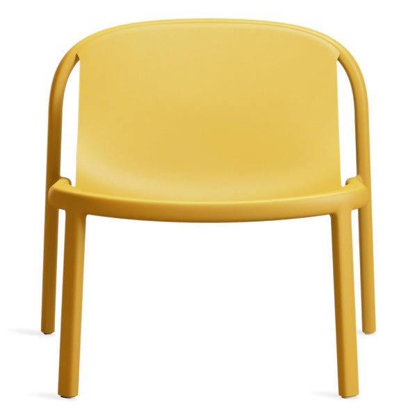 Decade Lounge Chair in Mustard - Angle 1