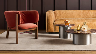 Plateau Coffee Table in Cherry Marble - Angle 8