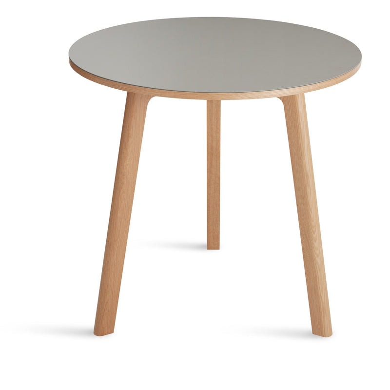 Apt Café Table in Putty / White Oak