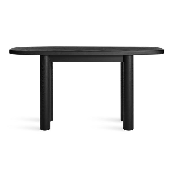 Good Times Console Table in Black on Ash - Angle 1