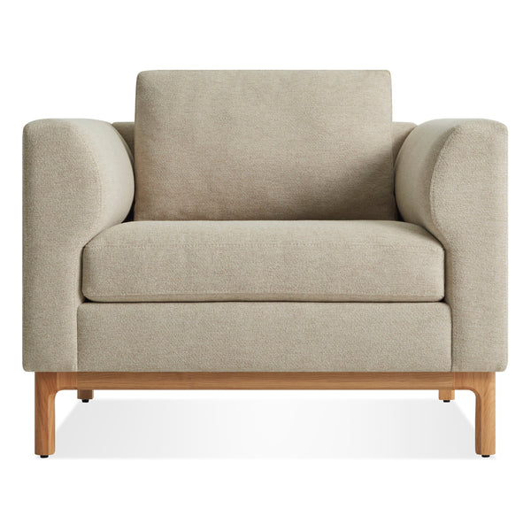 Guide Lounge Chair in Sanford Oatmeal - Angle 1