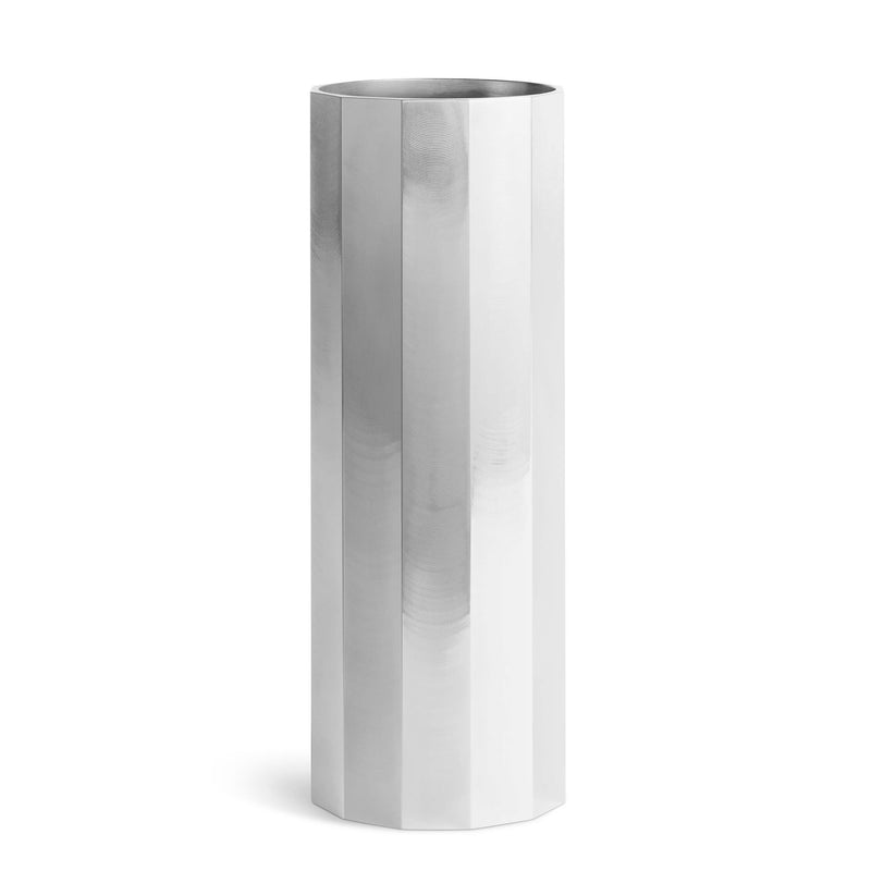 Gussy Large Vase in Stainless