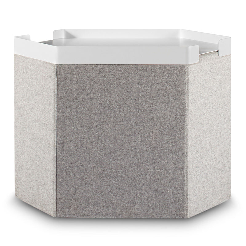 Hecks Ottoman Tray in White