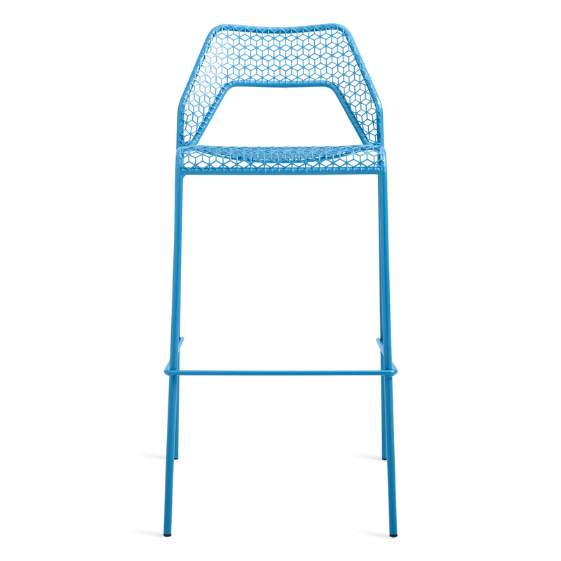 Hot Mesh Stool in Simple Blue - Angle 1