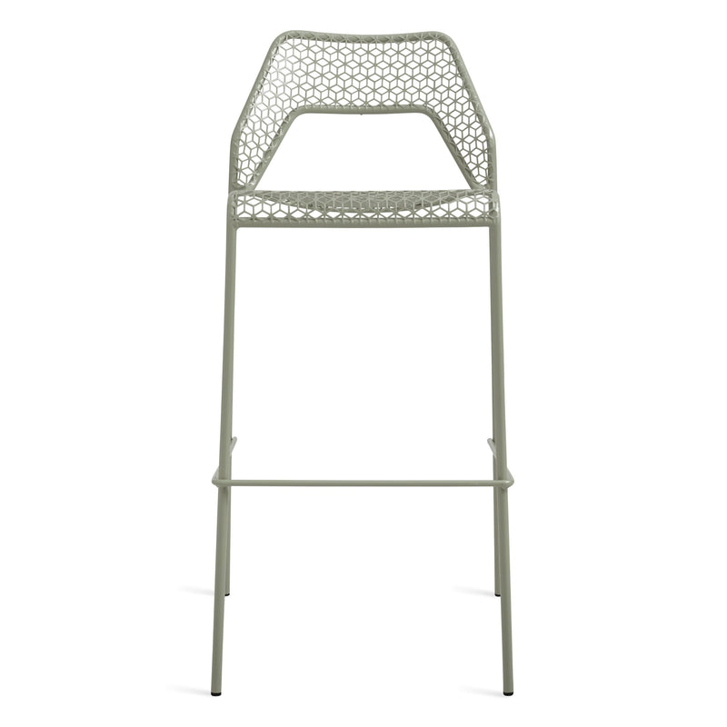 Hot Mesh Stool in Grey Green - Angle 1