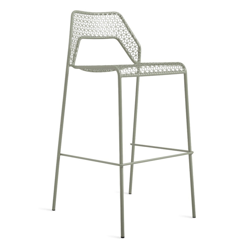 Hot Mesh Stool in Grey Green - Angle 2
