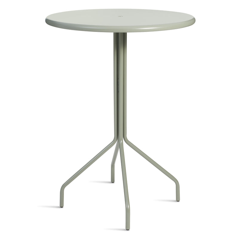 Hot Mesh 30" Bar Table in Grey Green