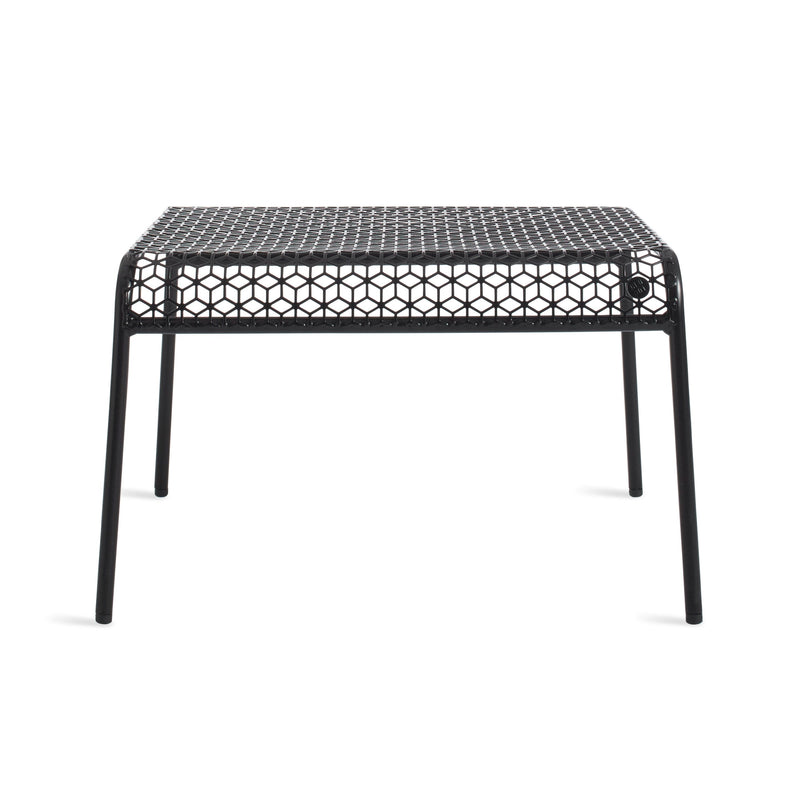 Hot Mesh Ottoman in Black