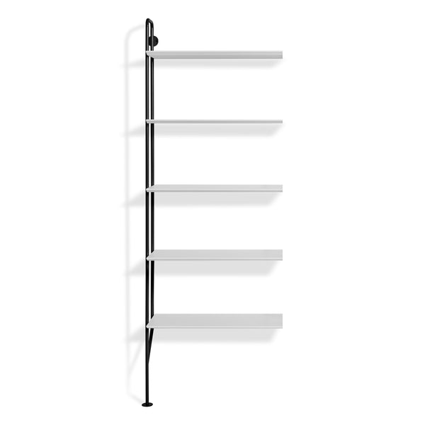 Hitch Add-on Bookcase in White - Angle 1