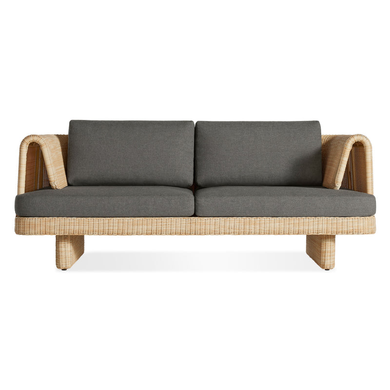 Loophole Outdoor 2 Seat Sofa in Toohey Charcoal