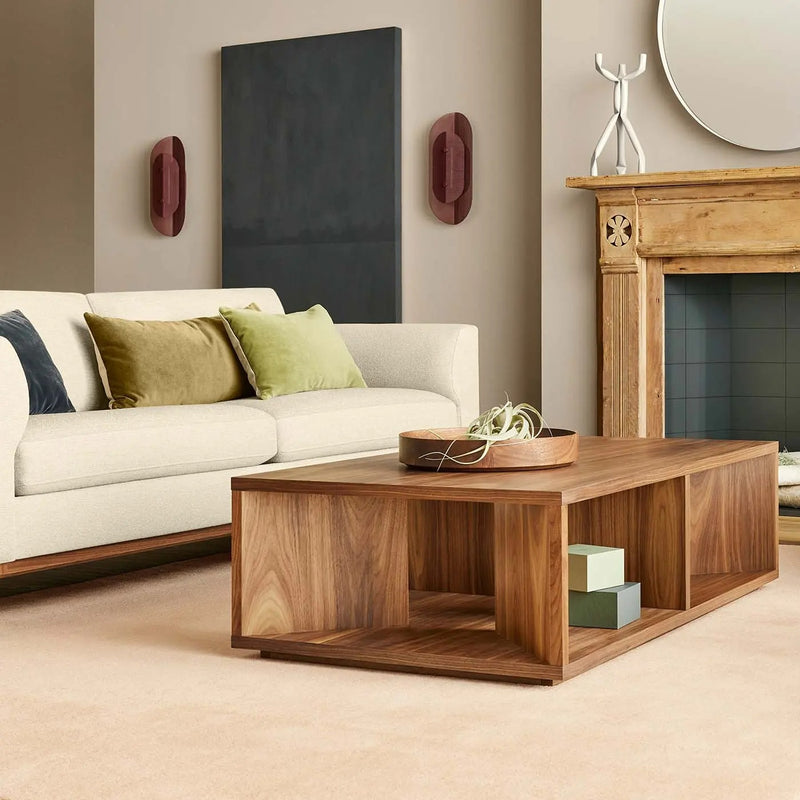 Low Space Coffee Table in White Oak
