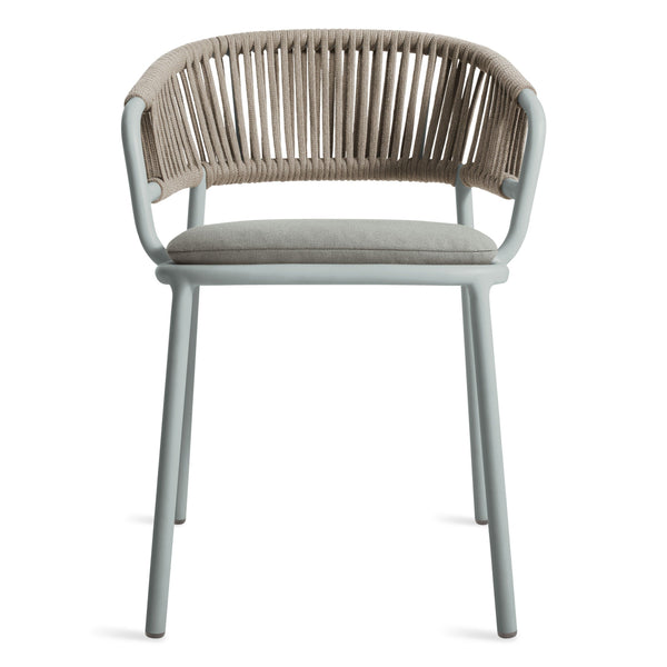 Mate Outdoor Chair in Toohey Breezy Blue - Angle 1