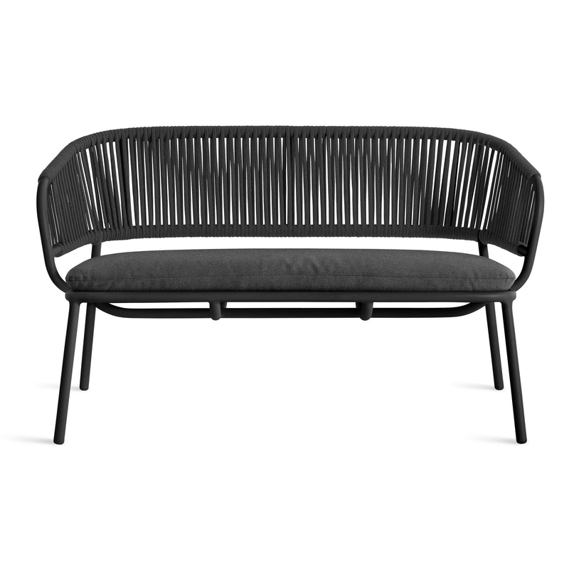 Mate Outdoor Settee in Toohey Charcoal
