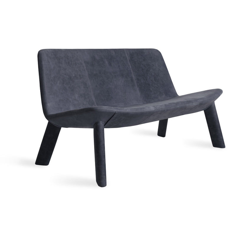 Neat Settee in Ink Leather