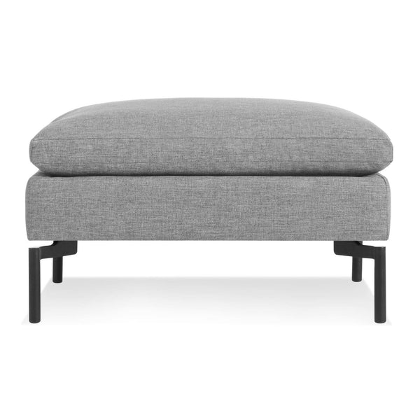 New Standard Ottoman in Spitzer Grey - Angle 1