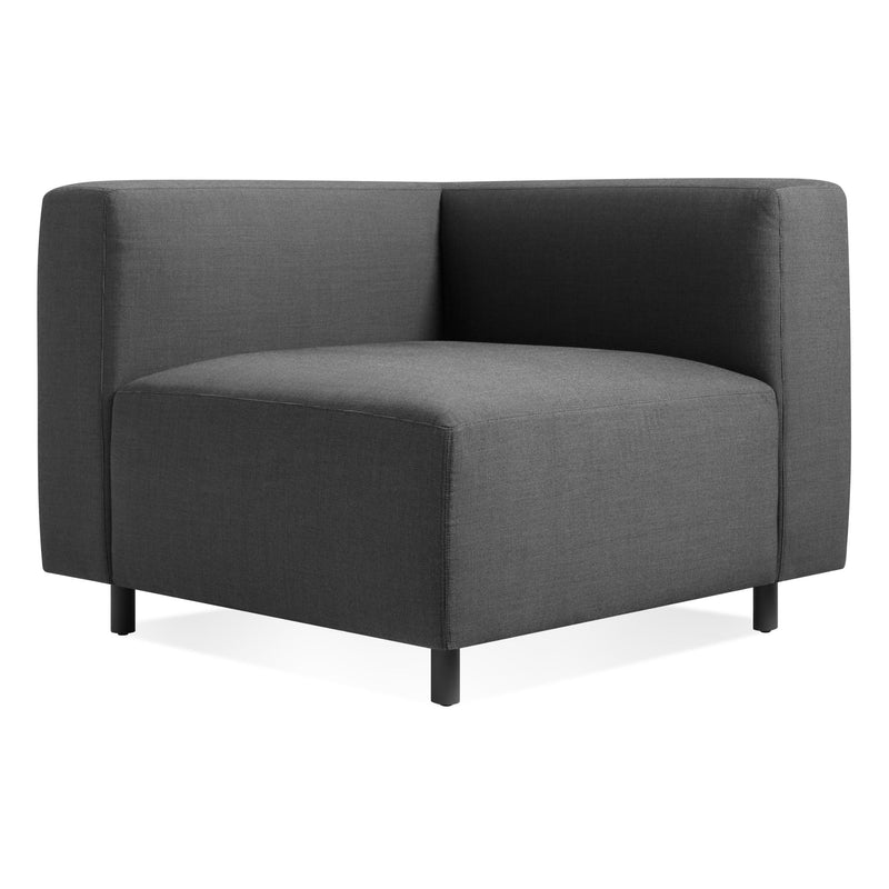 9 Yard Outdoor Corner in Sunbrella Coal
