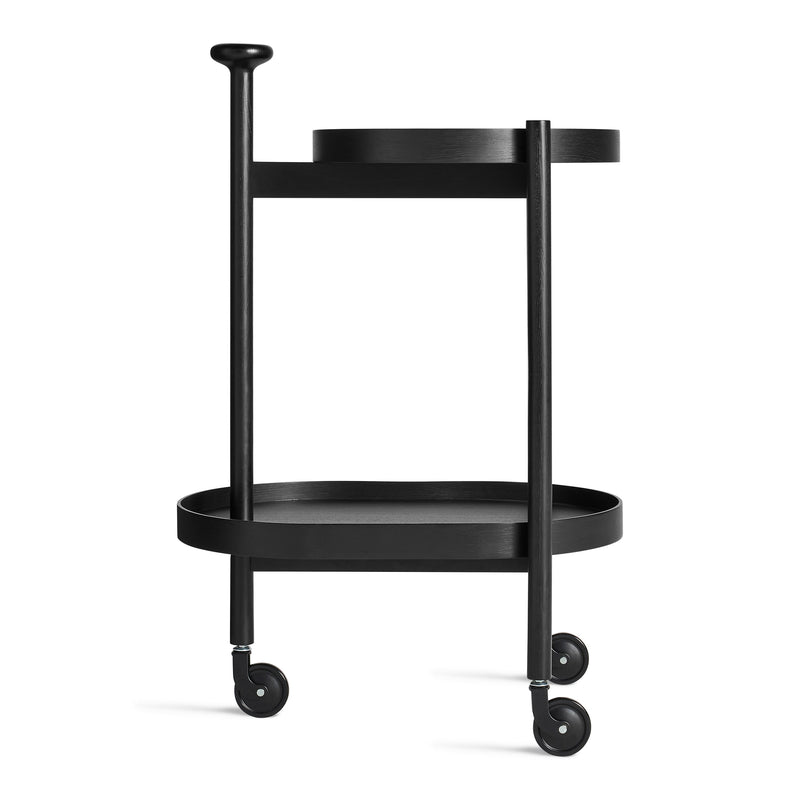 Pose Bar Cart in Black on Ash