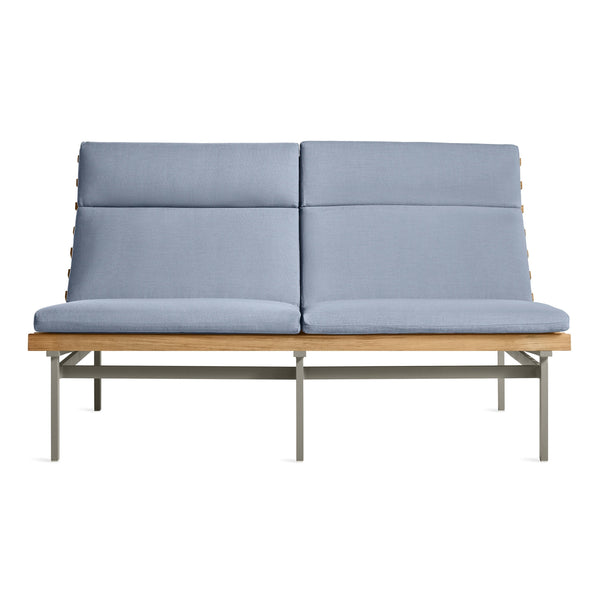 Perch Outdoor 2 Seat Sofa in Sunbrella Haze - Angle 1