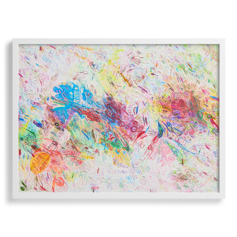 NIAD + Blu Dot "Untitled" (Multicolored Color Pencil)