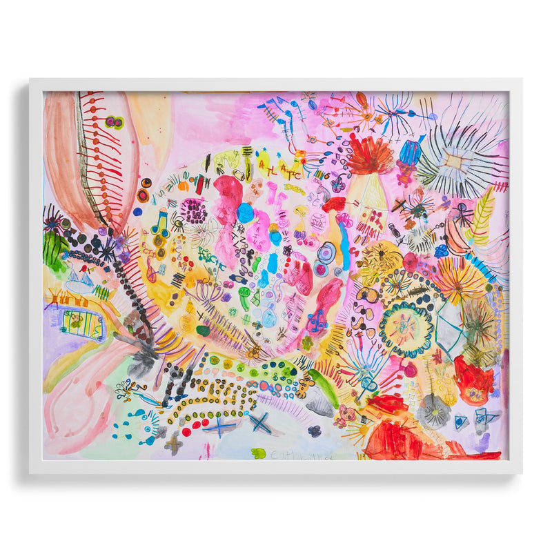 NIAD + Blu Dot "Untitled" (Multicolored Watercolor)