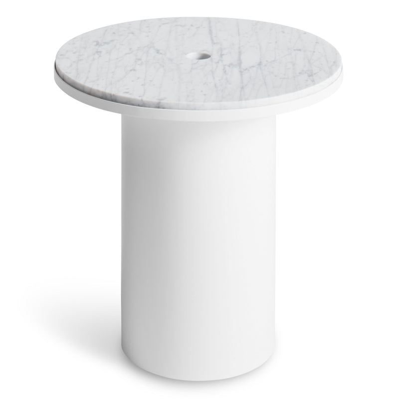 Plateau Side Table in White