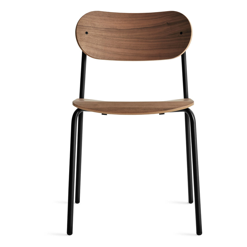 SideBySide Wood Chair in Walnut