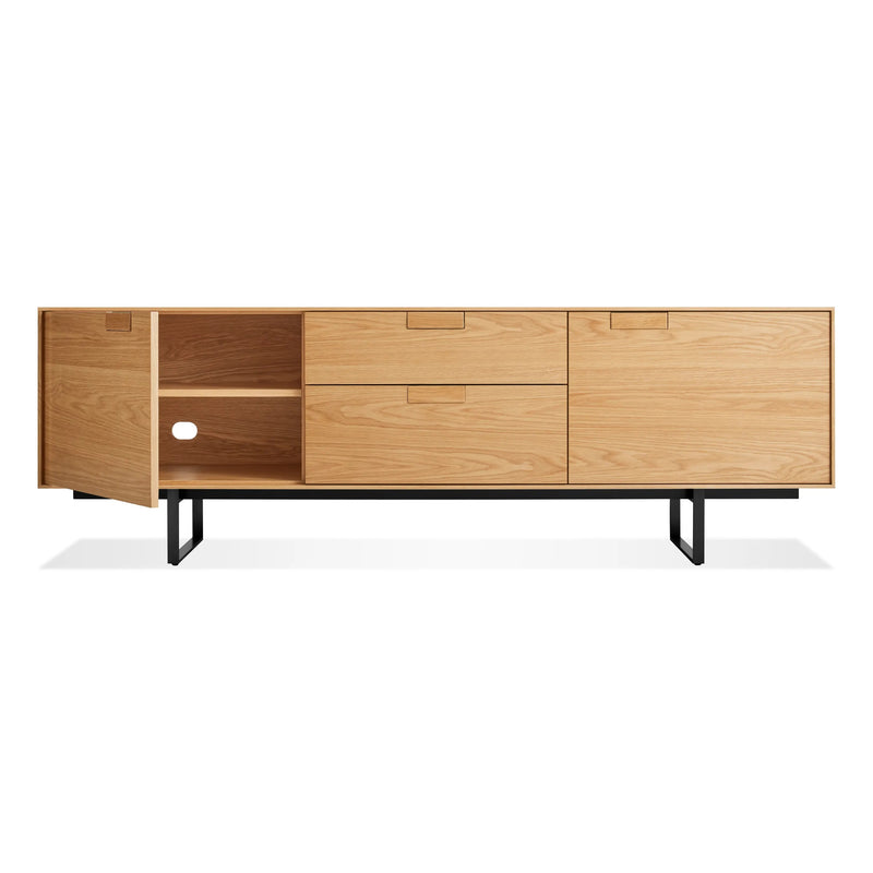 Series 11 2 Door / 2 Drawer Console in White Oak