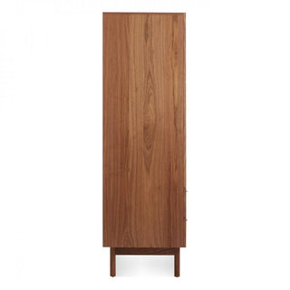 Shale Wardrobe in Walnut - Angle 6